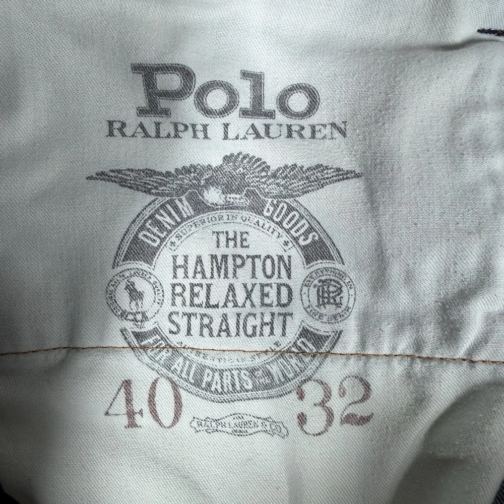 Polo Ralph‎ Lauren Jeans Men's 40x32 Blue Denim The Hampton Relaxed Straight